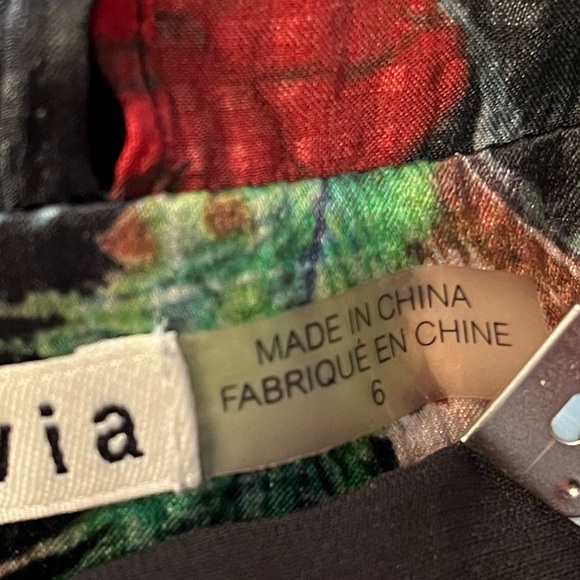 Alice + Olivia Elis Floral-Print Silk Maxi Dress - Picture 8 of 14